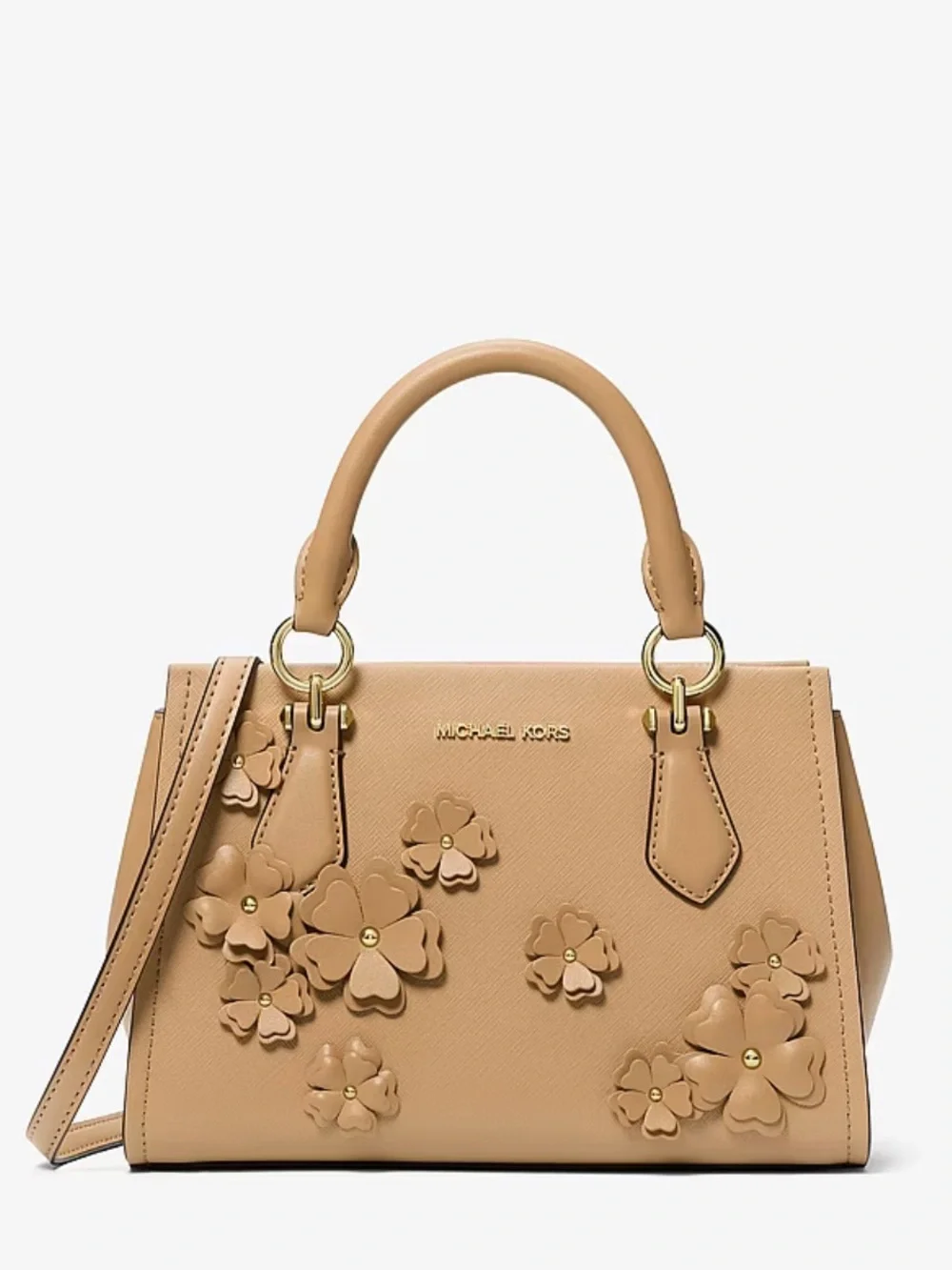 MICHAEL KORS Marilyn Small Floral Embellished Satchel